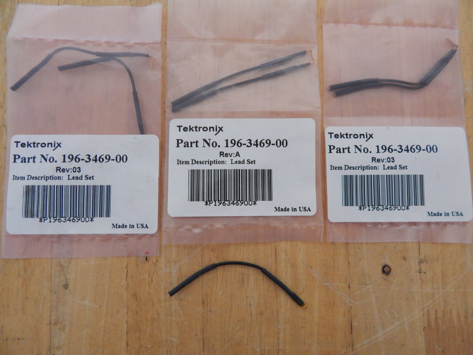 Tektronix Oscilloscope Assorted Accessories, Group 3, sold as a lot Tektronix Oscilloscope Assorted Accessories, Group 3, sold as a lot
